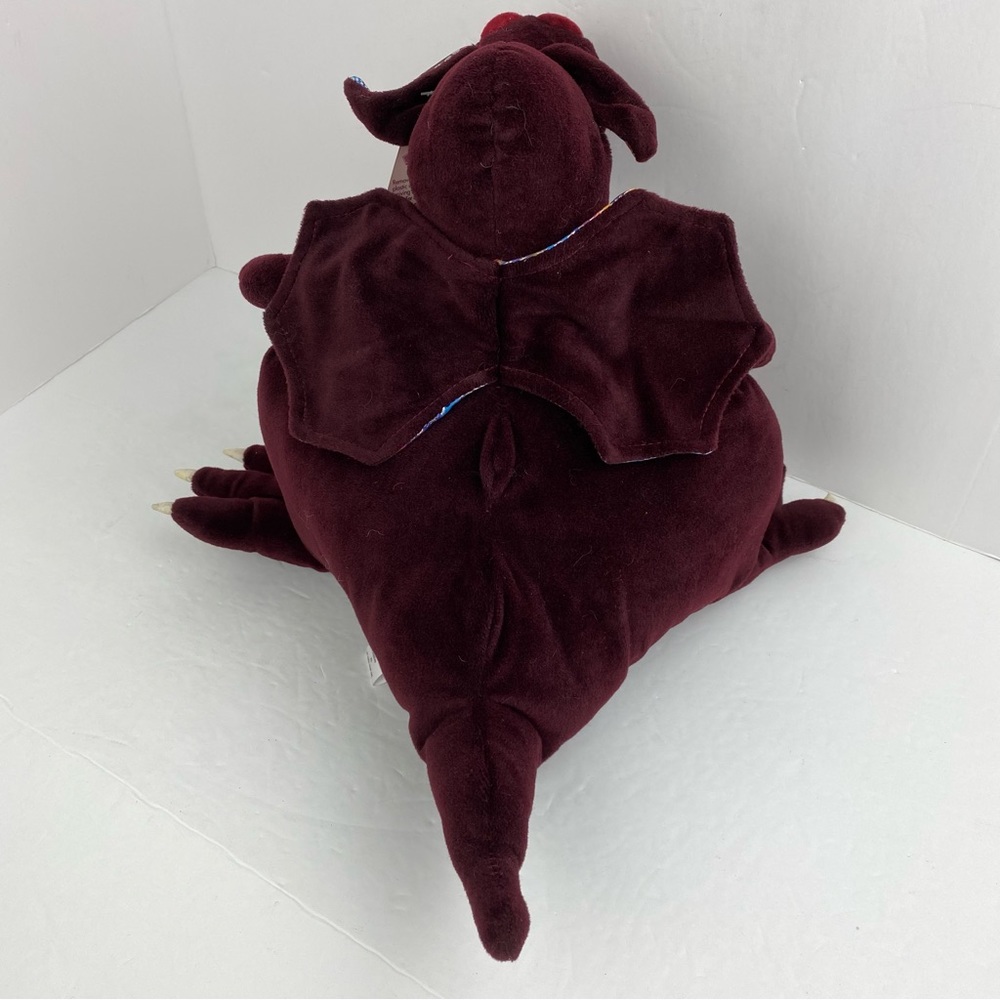 Sugar Loaf Toys Purple Metallic Dragon 12” Plush Stuffed Animal - Picture 3 of 5